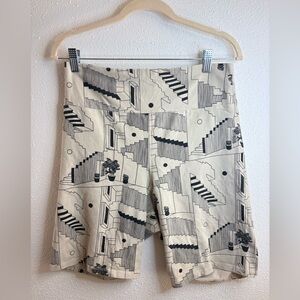 Altar PDX x North of West Bike Shorts - Fun, Modern Stair Print